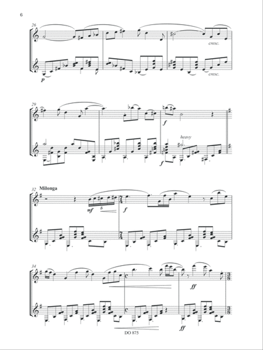 First Milonga, Last Tango Flute scores gallery preview page 6