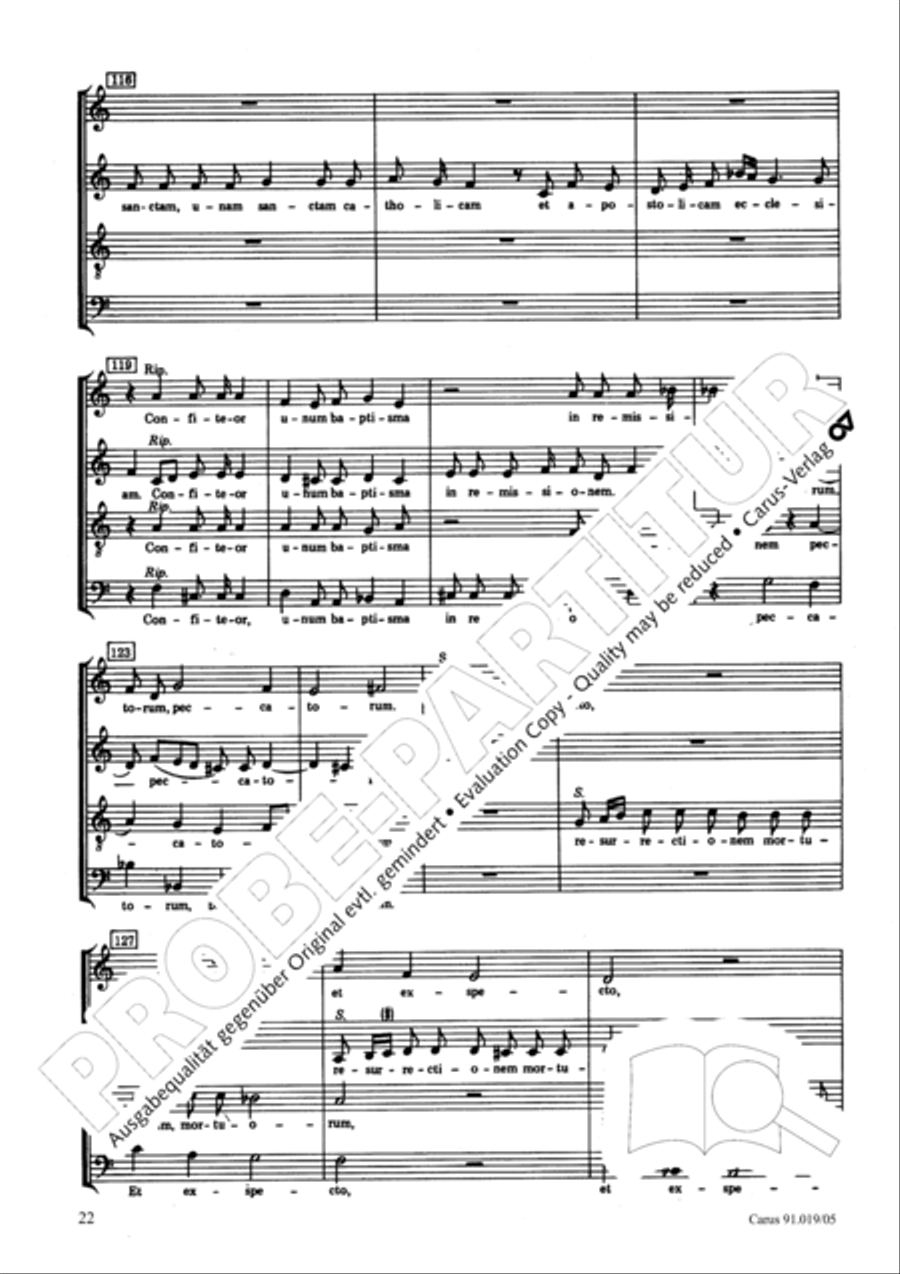 Non sine quare 4-Part scores gallery preview page 22