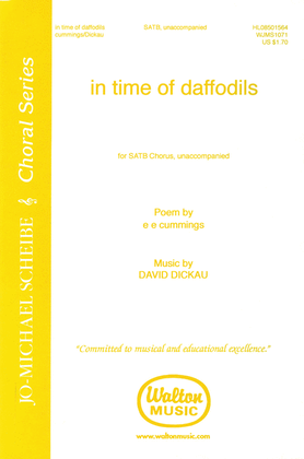 Book cover for in time of daffodils