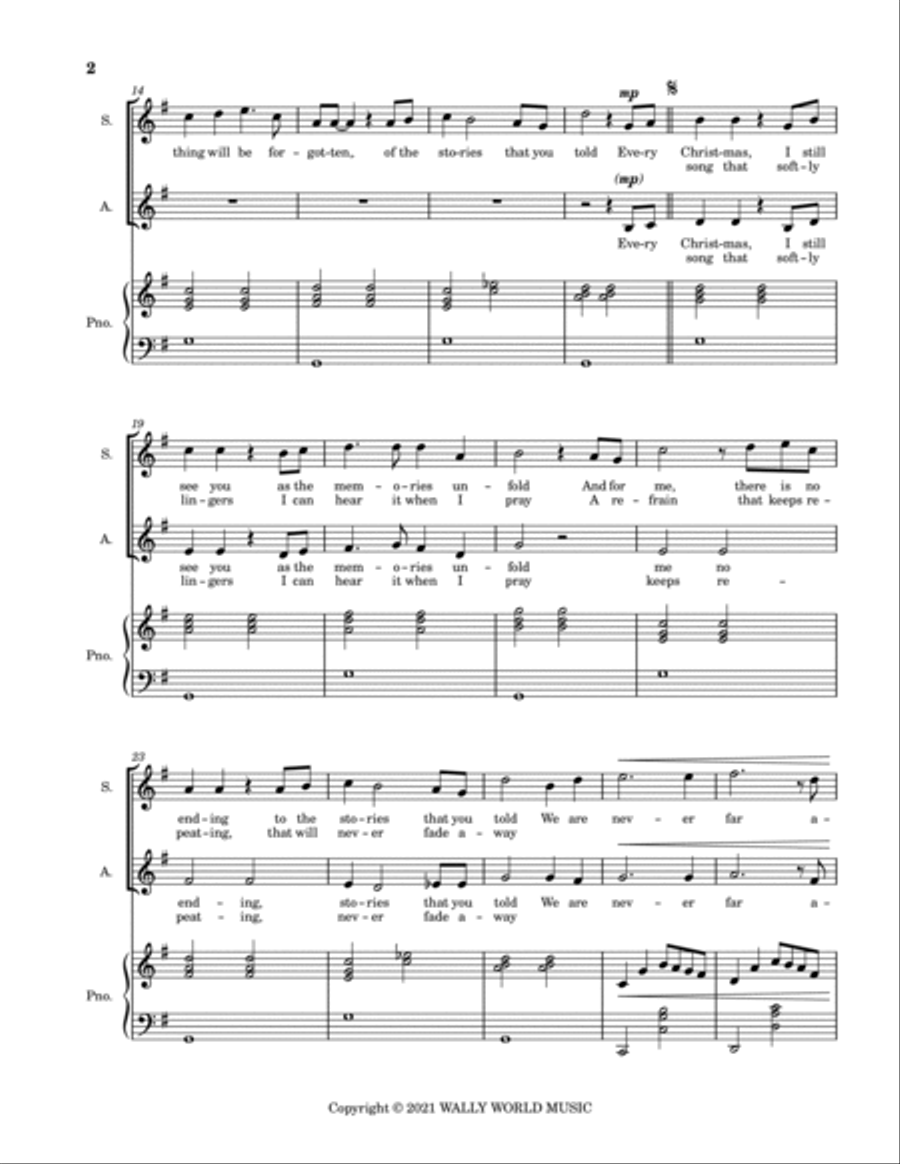 The Stories That You Told The Stories That You Told Alto Voice scores gallery preview page 2