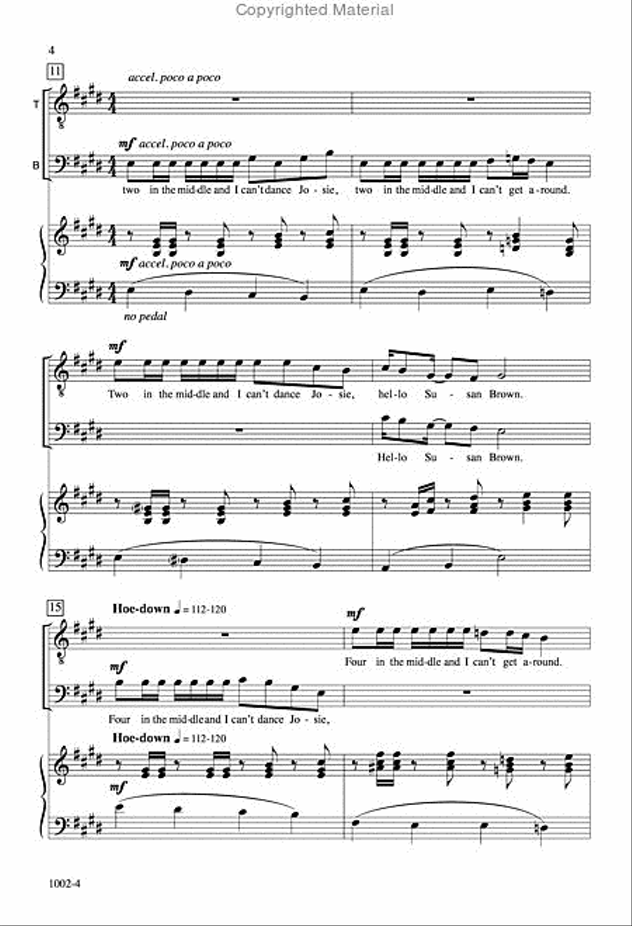 Susan Brown - TB Octavo TB scores gallery preview page 3
