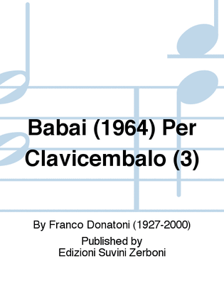 Babai (1964) Per Clavicembalo (3)