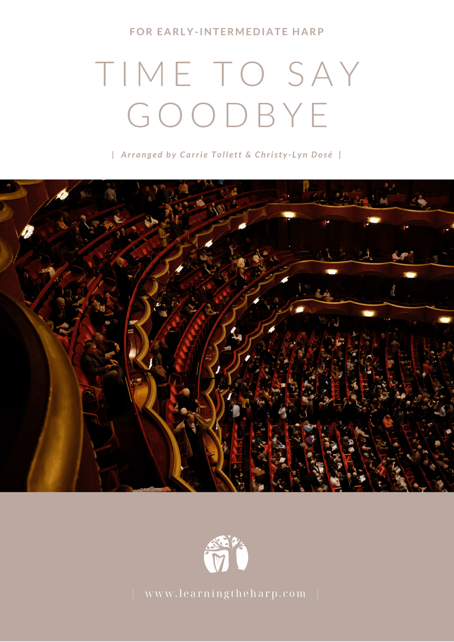 Time To Say Goodbye Celtic Harp scores gallery preview page 1