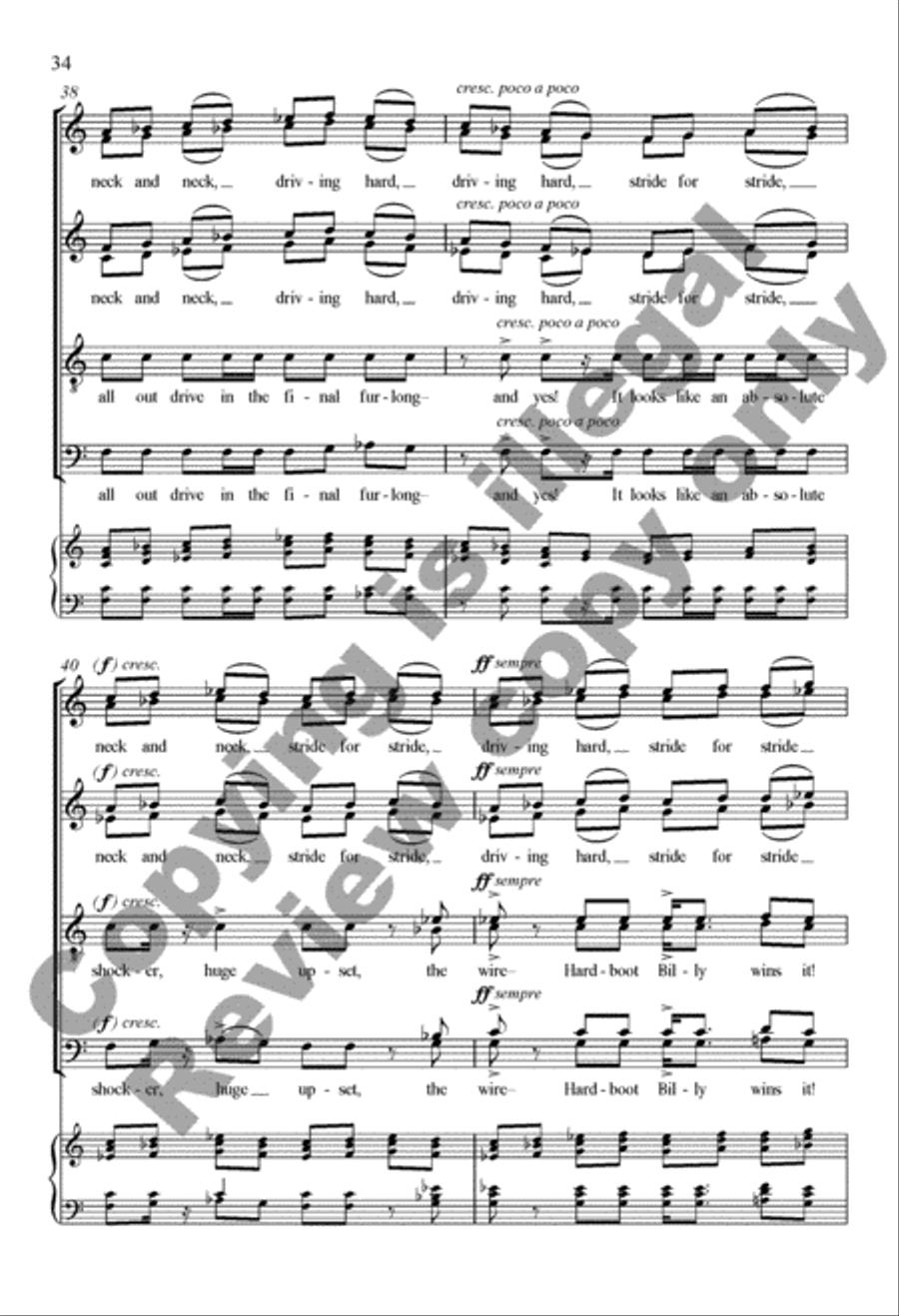 Due South (Complete Collection) 4-Part scores gallery preview page 34