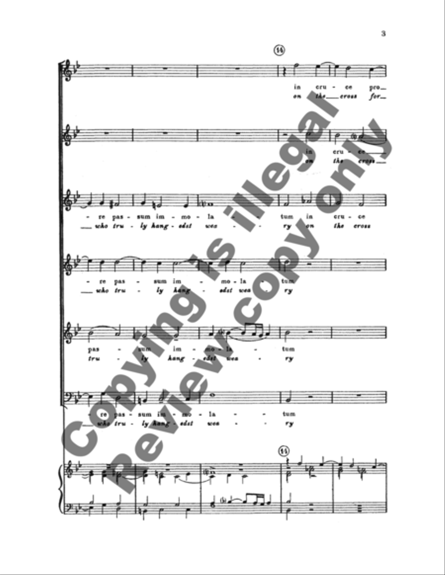 Ave verum Corpus (Hail, true body) Divisi scores gallery preview page 8