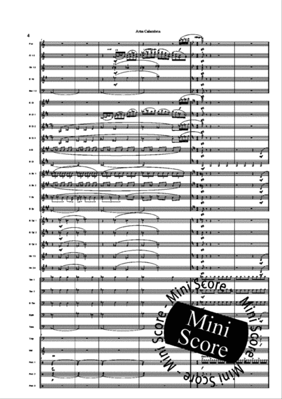 Artis Calambria Concert Band scores gallery preview page 6