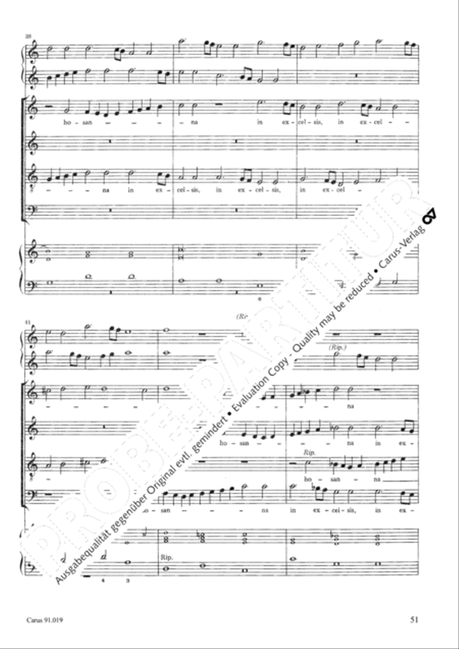 Non sine quare 4-Part scores gallery preview page 54