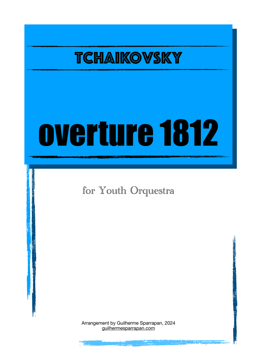 Overture 1812 - easy version Full Orchestra scores gallery preview page 1