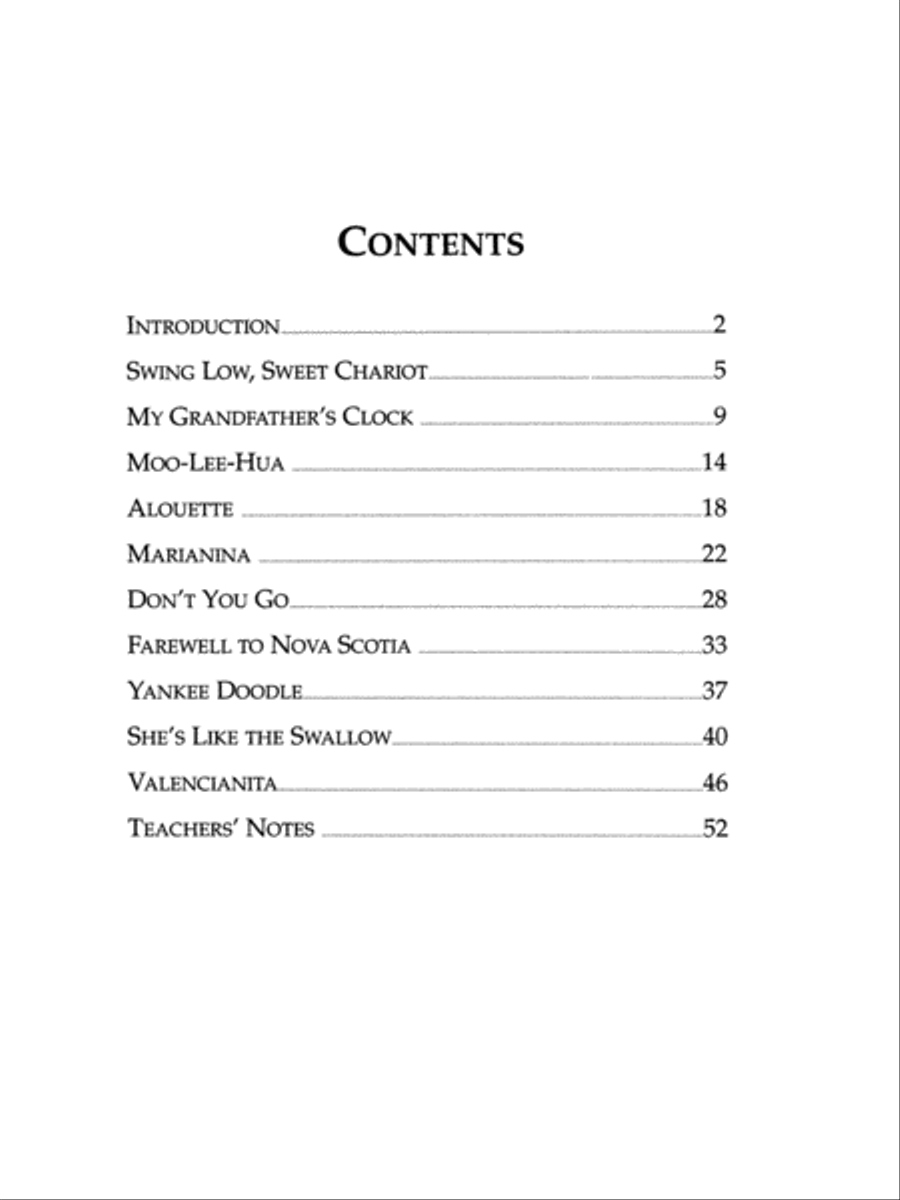 Folk Strings for String Quartet or String Orchestra String Quartet scores gallery preview page 3