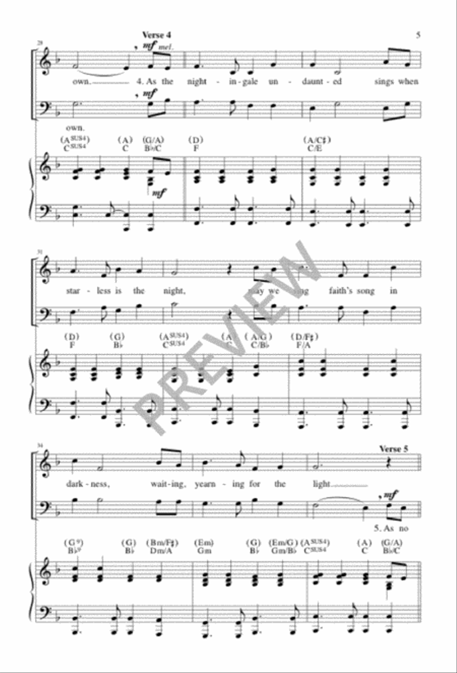 As the Eagle Soars and Circles 3-Part scores gallery preview page 5
