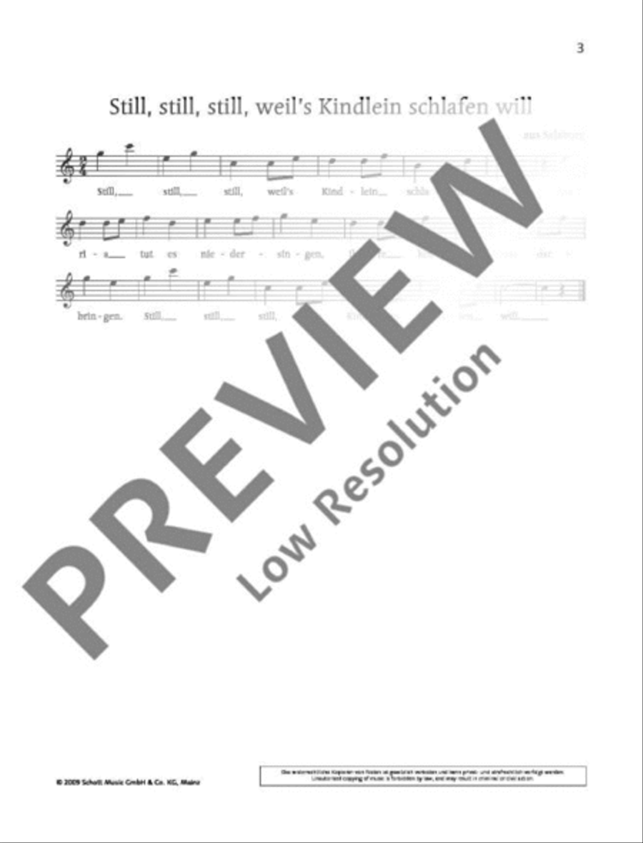 Still, still, still, weil's Kindlein schlafen will Alto Recorder scores gallery preview page 4