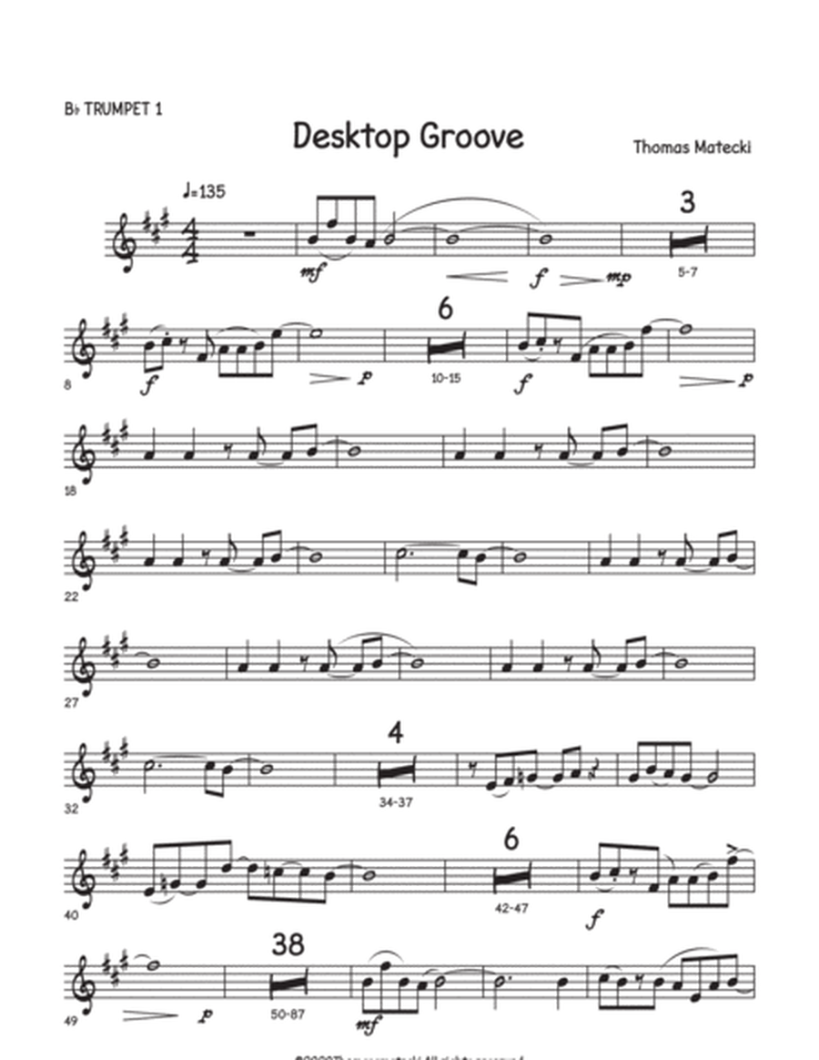 Desktop Grove for big band trumpet 1