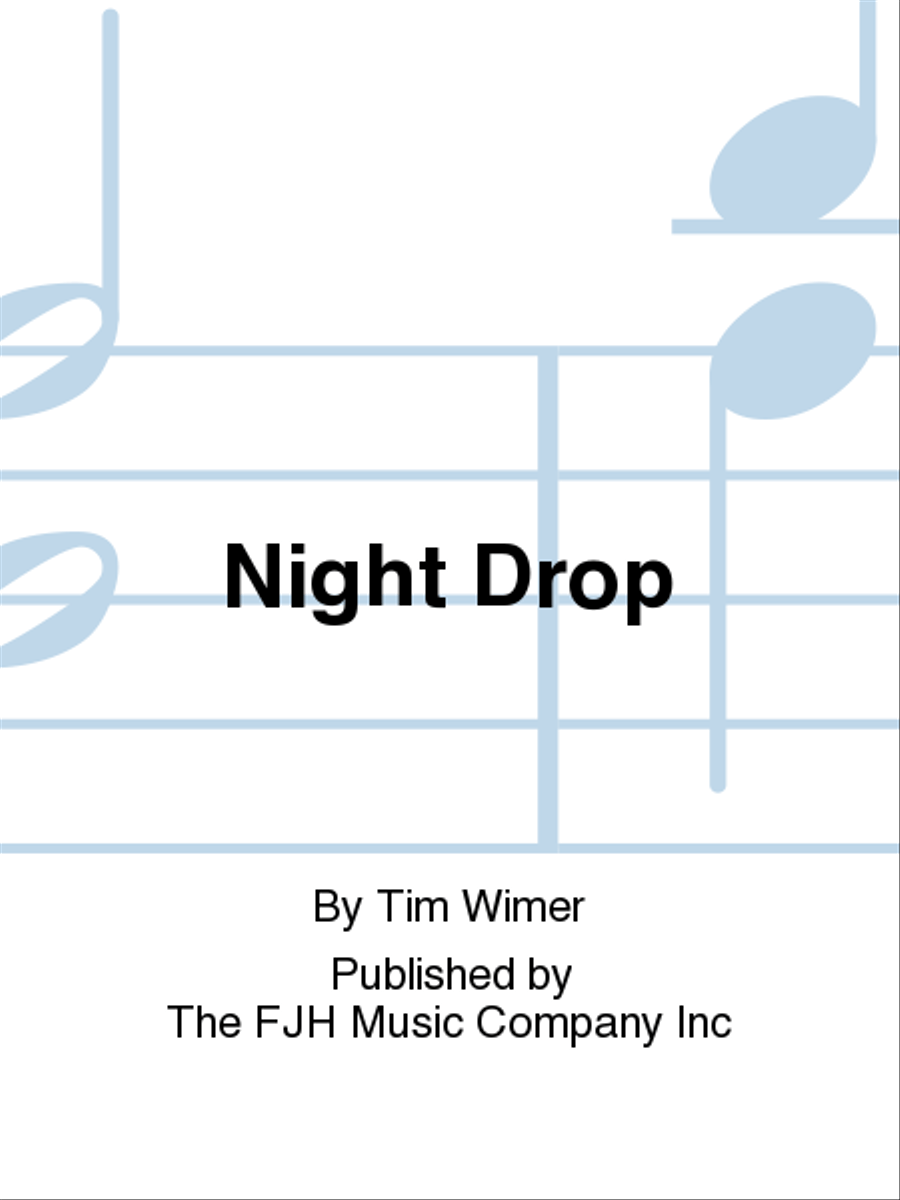 Night Drop Percussion Ensemble scores gallery preview page 1