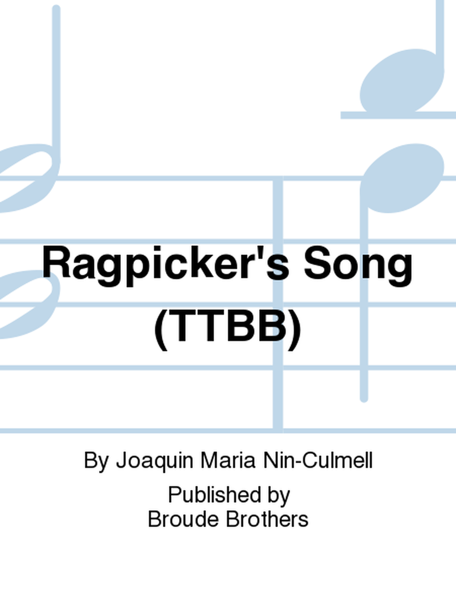 Ragpicker's Song (TTBB)