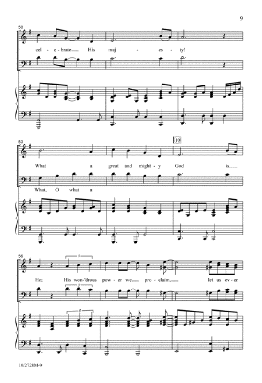 Let Creation Sing! 2-Part scores gallery preview page 9