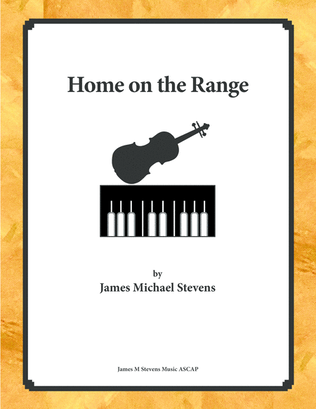 Home on the Range - Violin & Piano