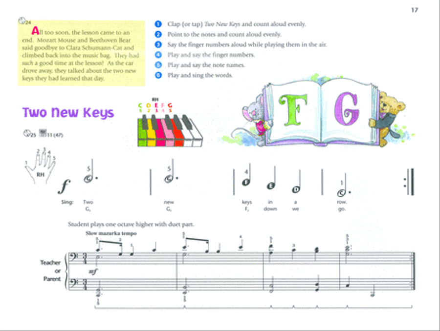 Music for Little Mozarts Music Lesson Book, Book 2 Piano Method scores gallery preview page 3