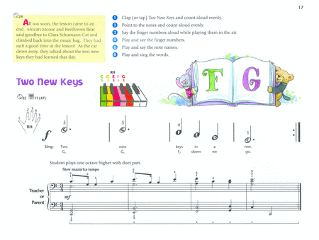 Music for Little Mozarts Music Lesson Book, Book 2 image number null