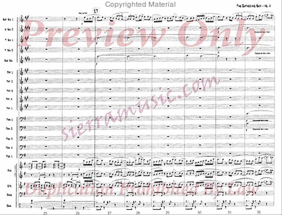 The Gathering Sky Jazz Ensemble scores gallery preview page 5
