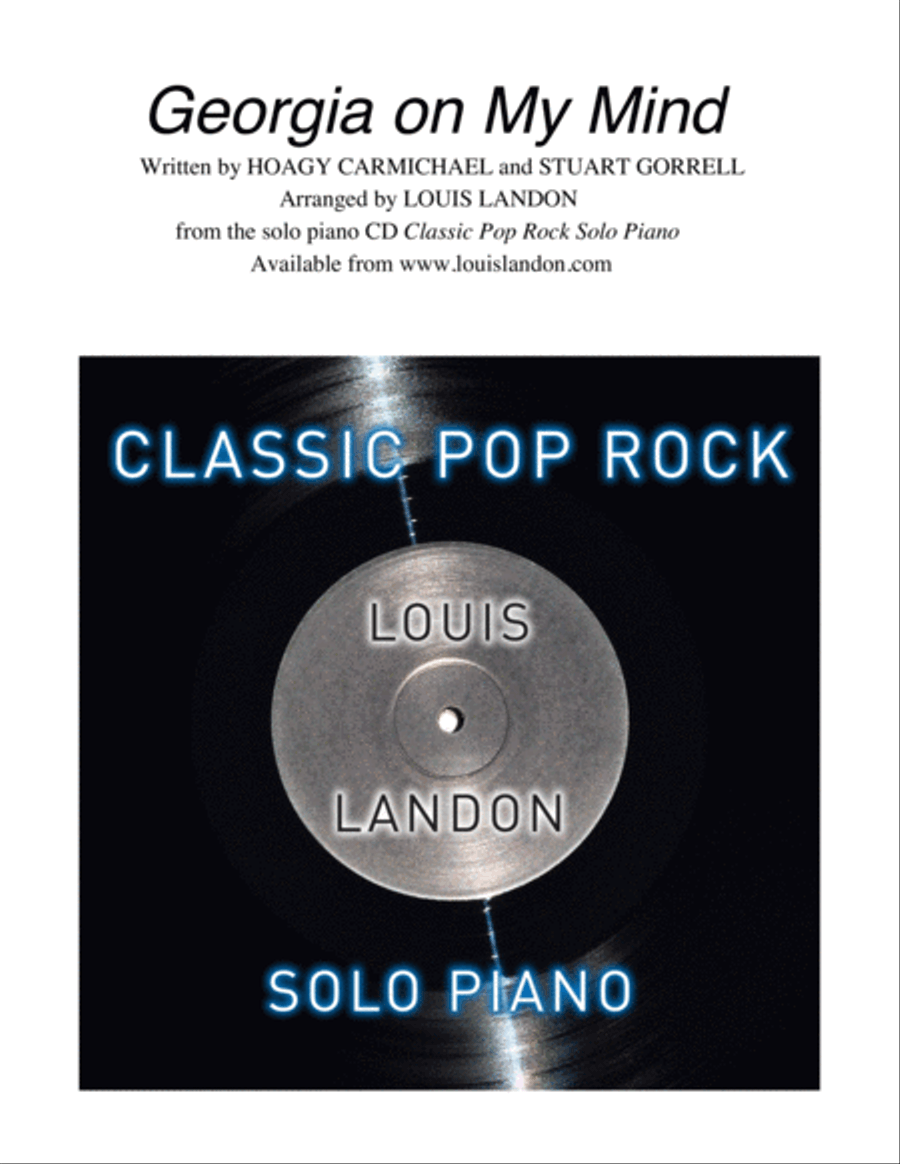 Georgia On My Mind Piano Solo scores gallery preview page 1