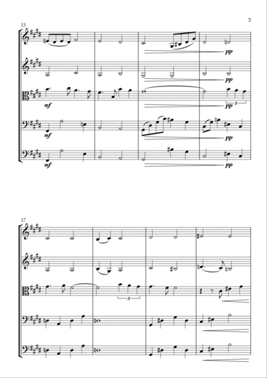 When October Goes String Orchestra scores gallery preview page 3