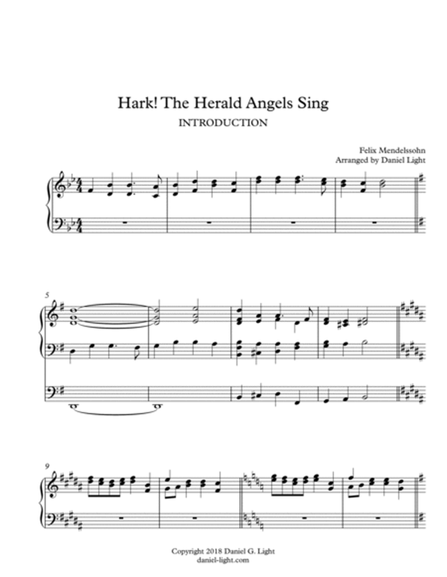 Hark! the Herald Angels Sing (Organ Introduction No. 2, G Major) image number null