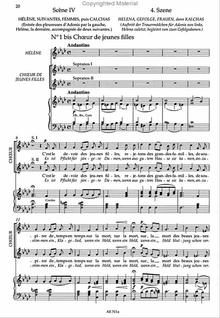 La belle Hélène - Die schöne Helena Men's Choir scores gallery preview page 2