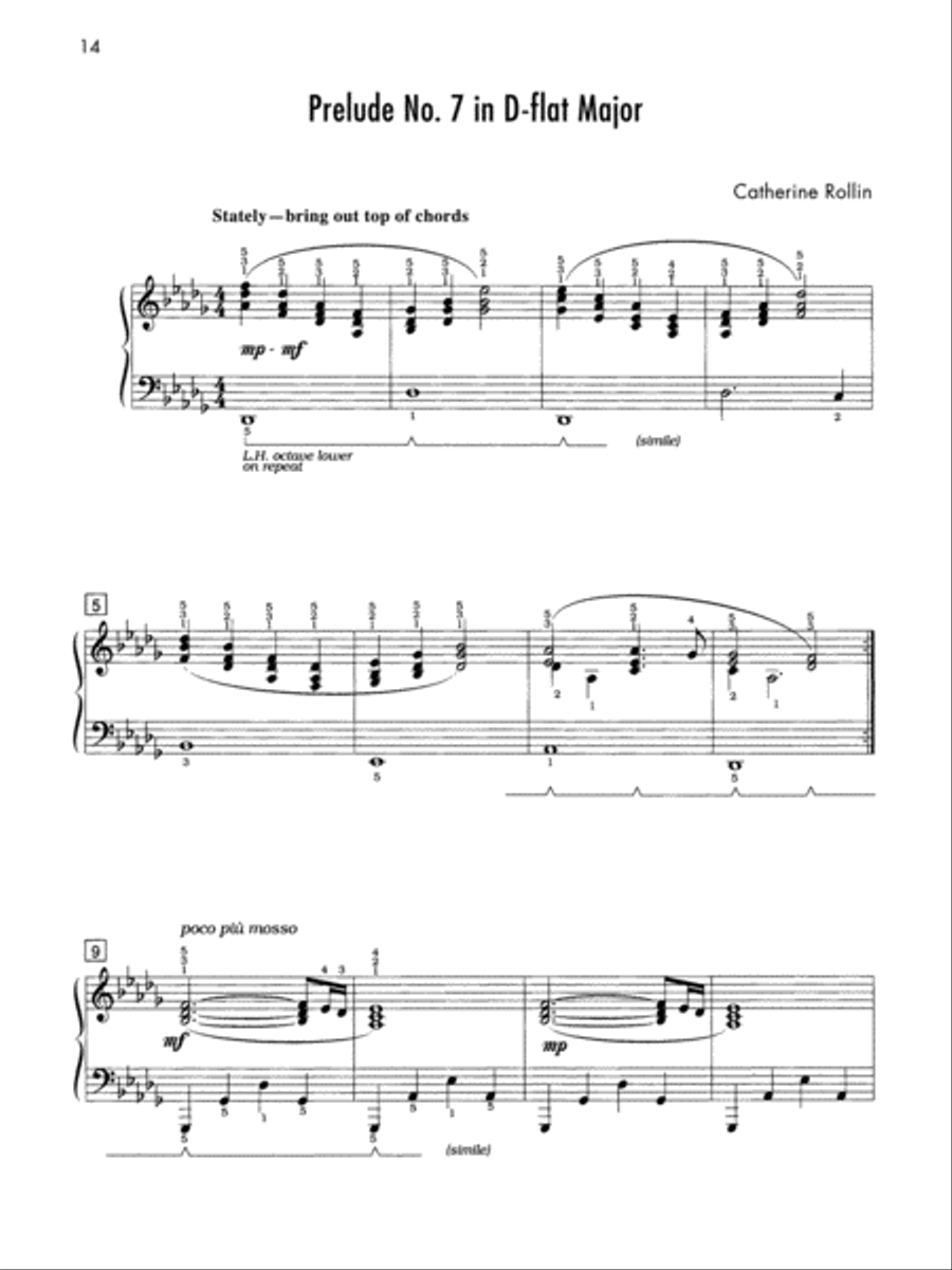 Preludes for Piano, Book 1 Piano Method scores gallery preview page 5