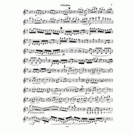 Quartor no. V in G dur fur 2 Violinen, Bratsche, und Violoncell, op. 138