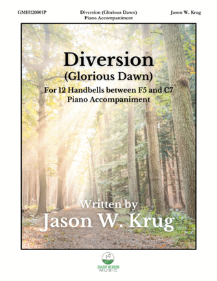 Book cover for Diversion (Glorious Dawn) (piano accompaniment to 12 bell version)