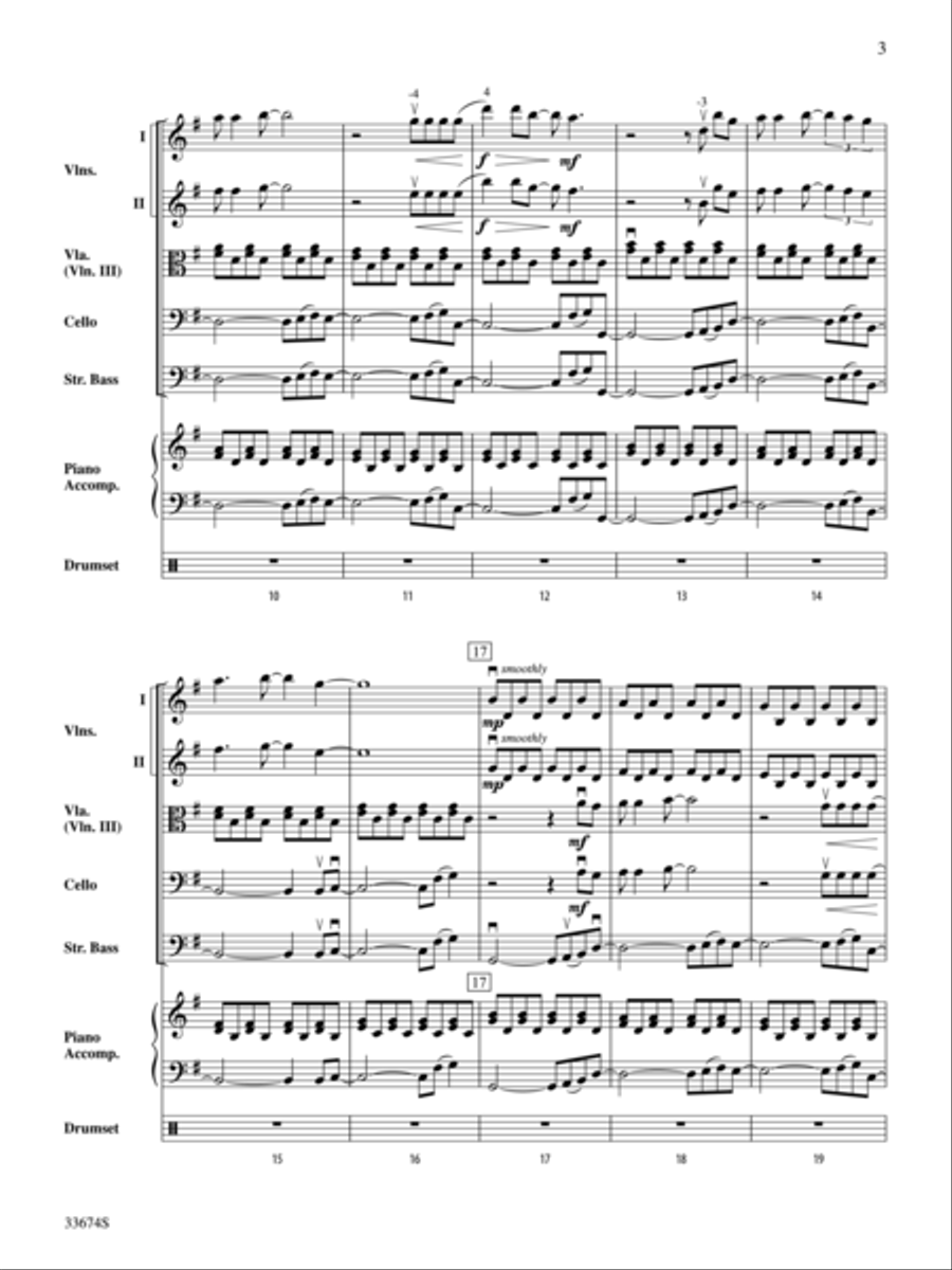 Don't Stop Believin' String Orchestra scores gallery preview page 3