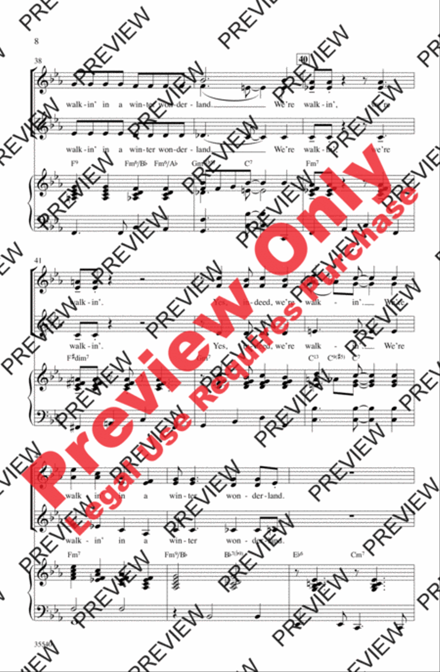 A Swingin' Christmas Women's Choir scores gallery preview page 8