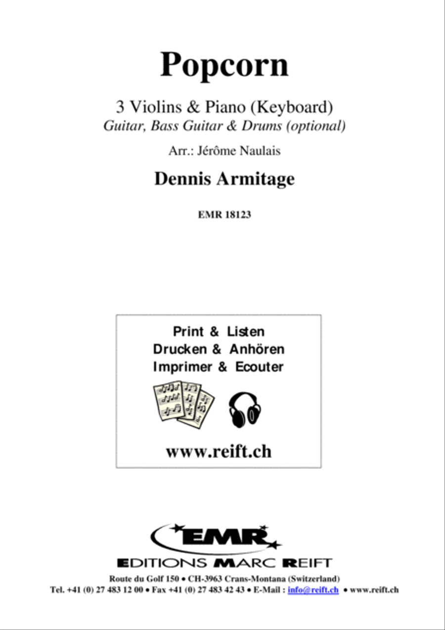 Popcorn Violin scores gallery preview page 2