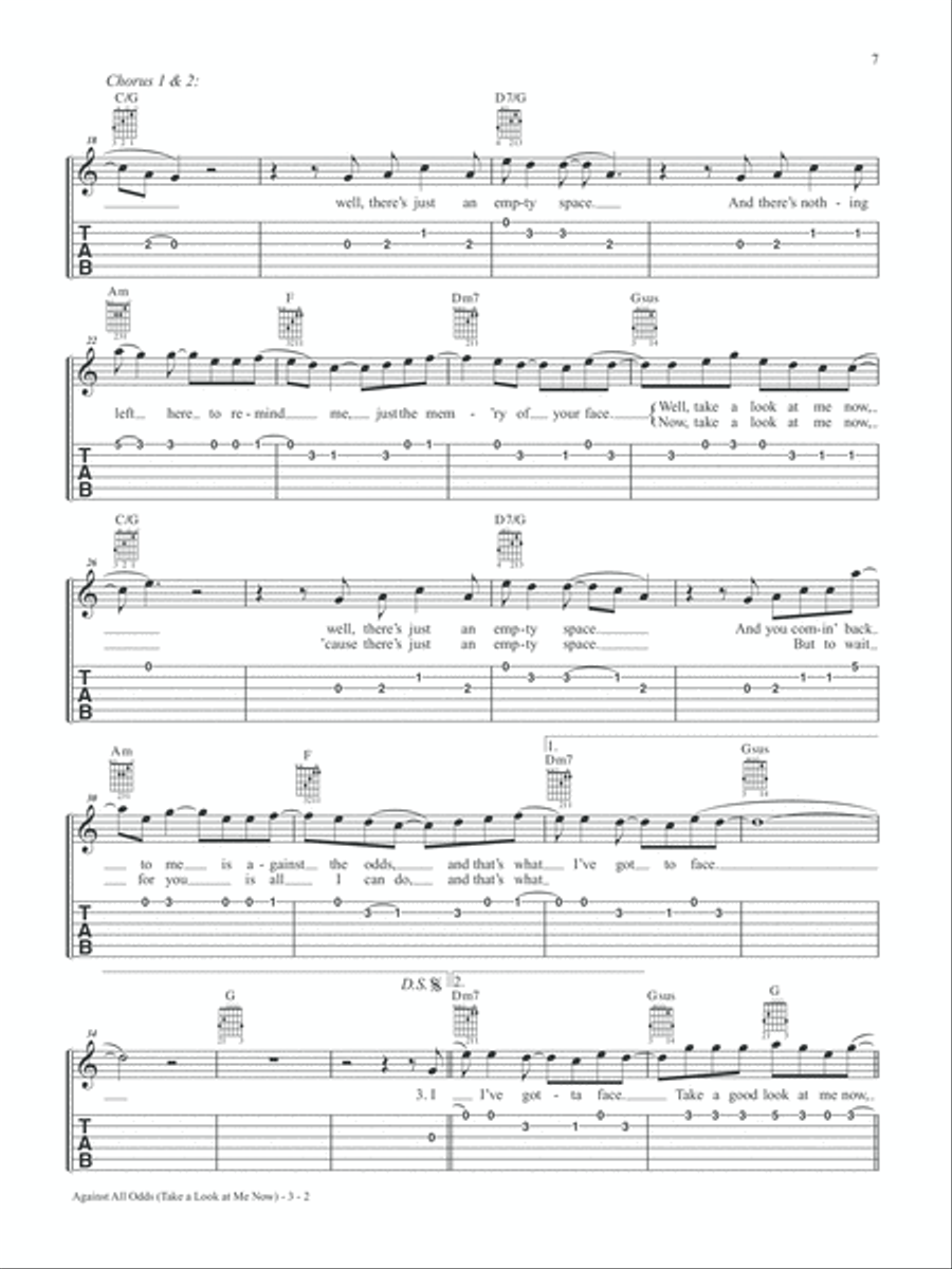 Alfred's Easy Guitar Songs -- Love & Romance Electric Guitar scores gallery preview page 7