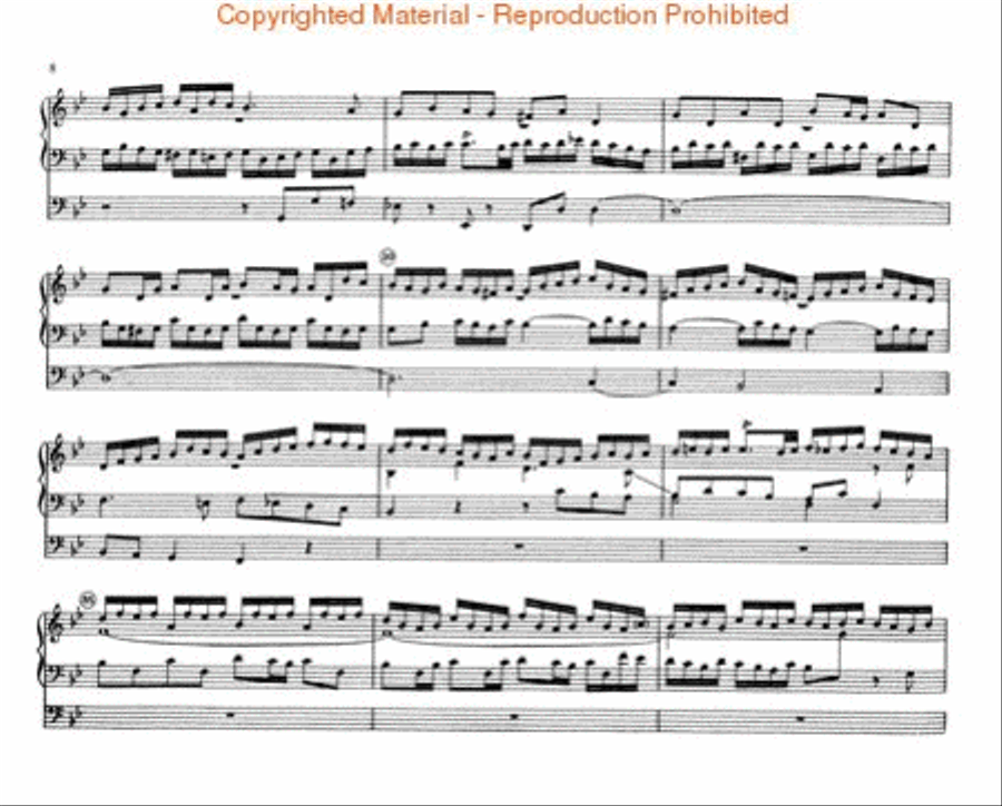 Little Fugue in G Minor Organ scores gallery preview page 4