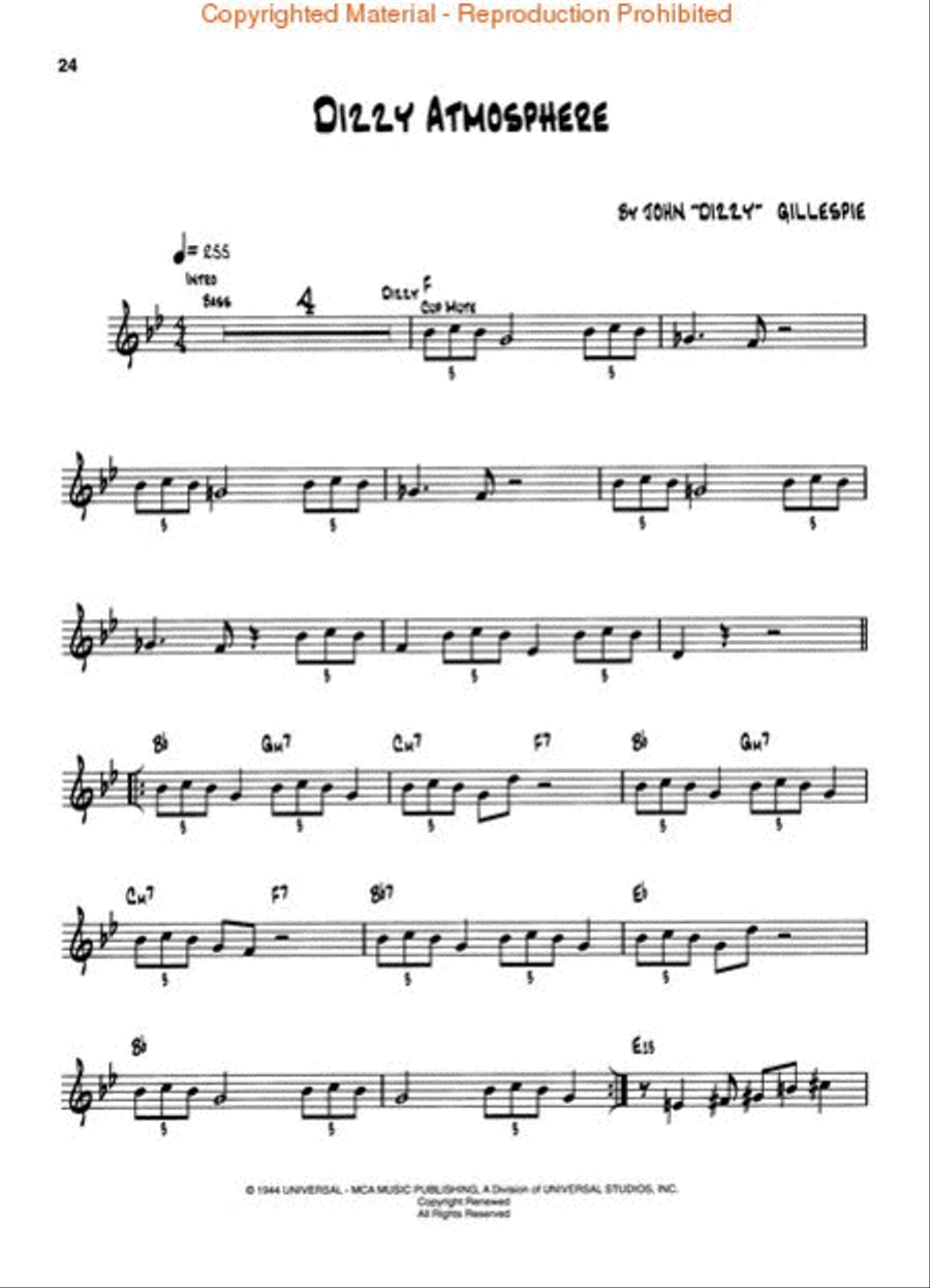The Dizzy Gillespie Collection - Trumpet Trumpet Solo scores gallery preview page 4