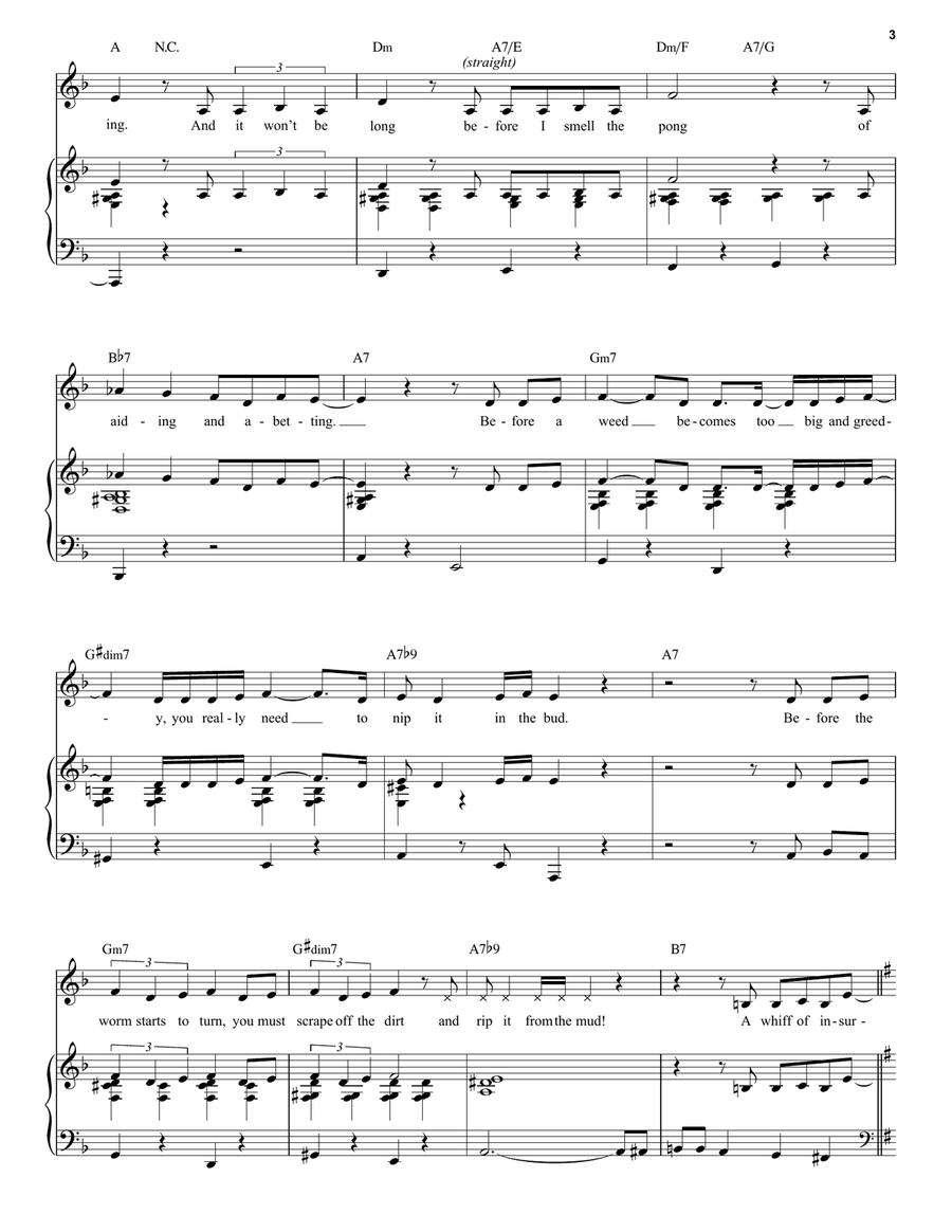 The Smell Of Rebellion (from the Netflix movie Matilda The Musical) Voice scores gallery preview page 3