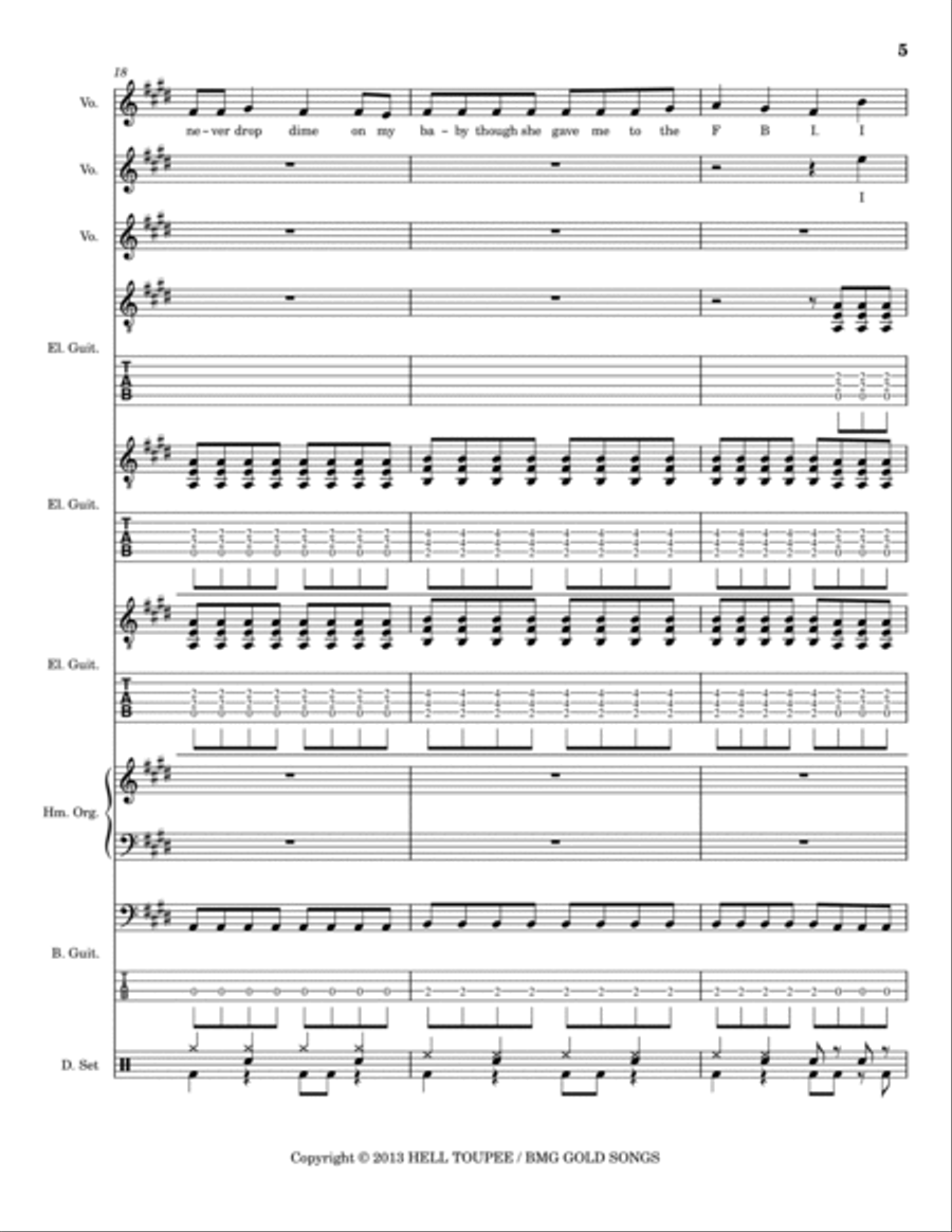 She Lied To The Fbi Small Ensemble scores gallery preview page 5