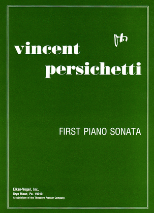Book cover for First Piano Sonata