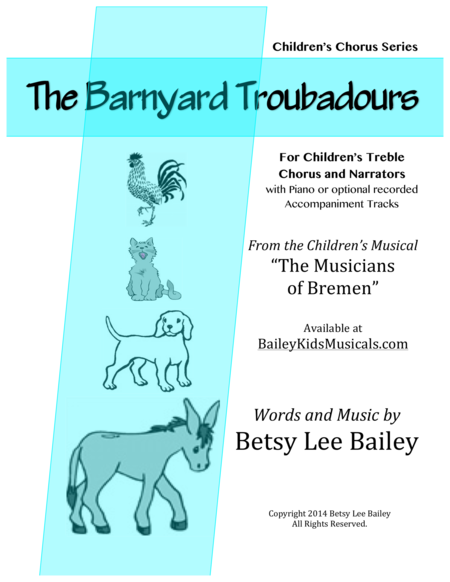 "The Barnyard Troubadours" for Children's Chorus image number null