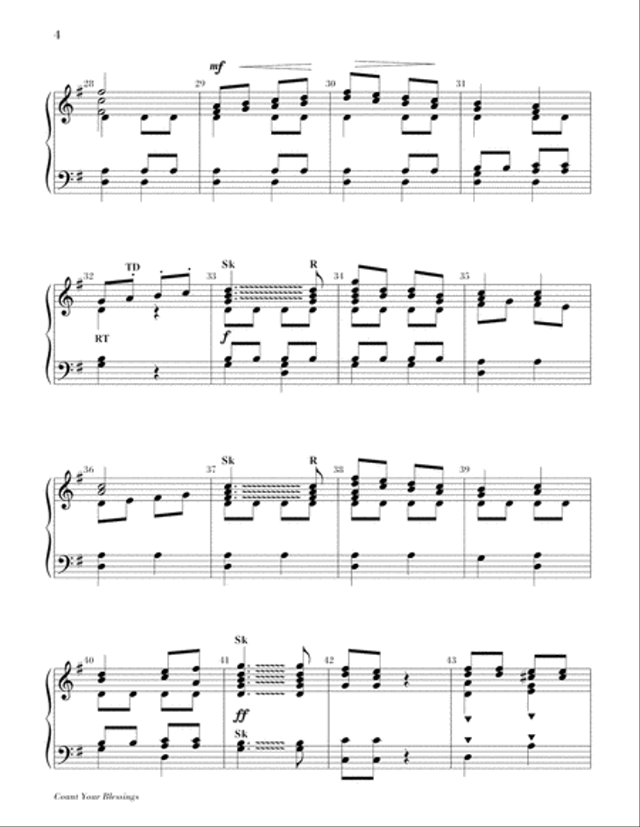 Count Your Blessings 3-Octaves scores gallery preview page 4