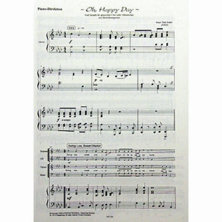 Oh, Happy Day Oh, Happy Day 4-Part scores gallery preview page 1