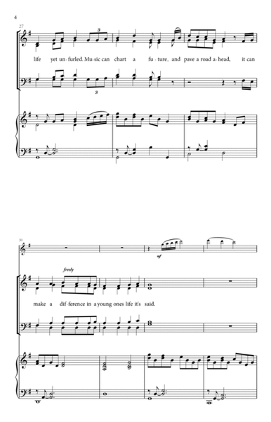 A Celebration of Music Education (Music Is All Around You) SATB image number null