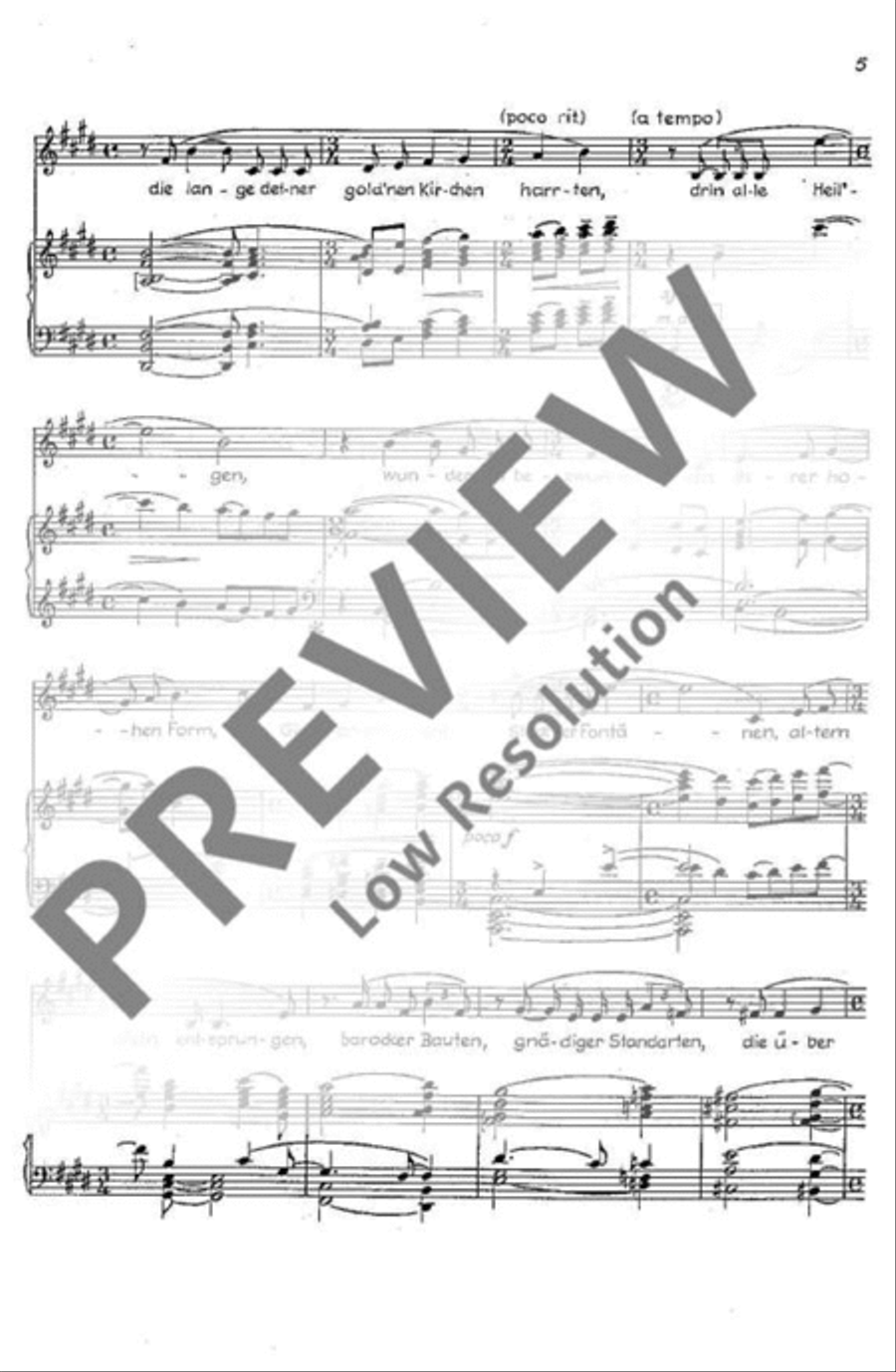 Sonett für Wien Mezzo-Soprano Voice scores gallery preview page 6