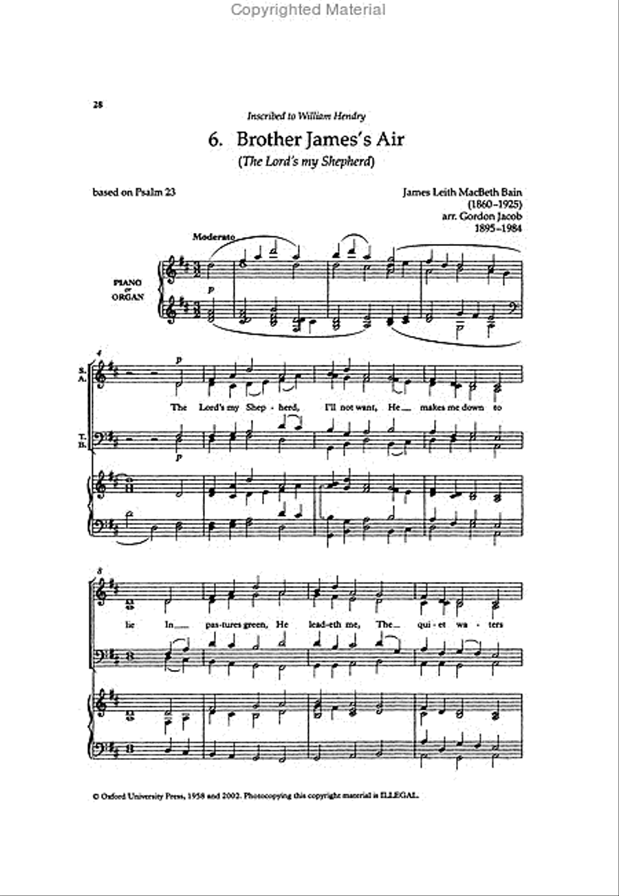 Weddings for Choirs Weddings for Choirs 4-Part scores gallery preview page 4