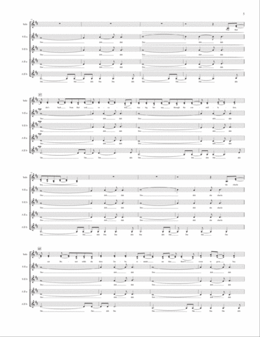 Drops Of Jupiter (tell Me) SSA scores gallery preview page 6