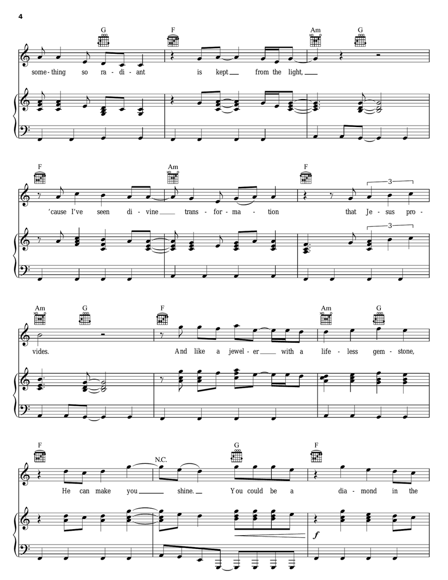 Black Coal Acoustic Guitar scores gallery preview page 4