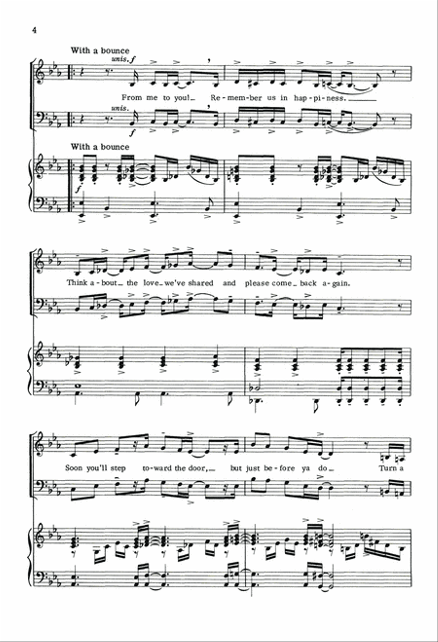 Good Night 4-Part scores gallery preview page 4
