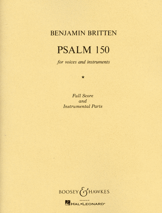Book cover for Psalm 150, Op. 67