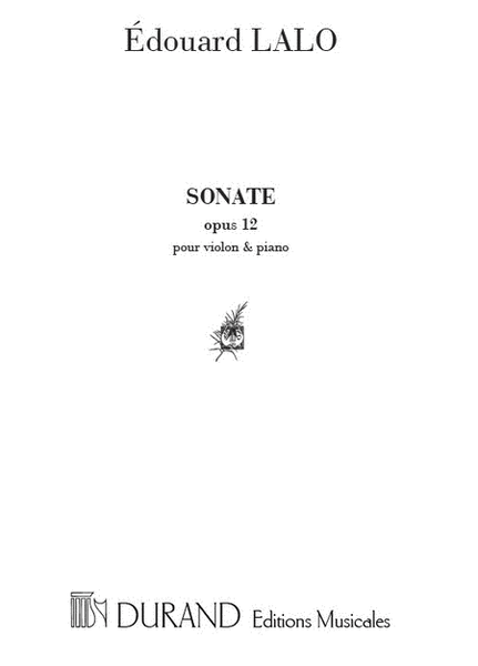 Sonate Opus 12 Violin - Piano